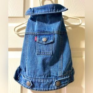 Small Levi’s dog denim vest